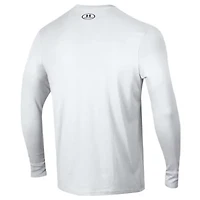 NCAA Under Armour Notre Dame Fighting Irish 2025 Sideline Football Performance Cotton Long Sleeve T-Shirt