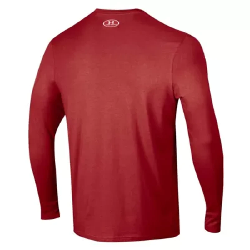 NCAA Under Armour South Carolina Gamecocks 2025 Sideline Football Performance Cotton Long Sleeve T-Shirt