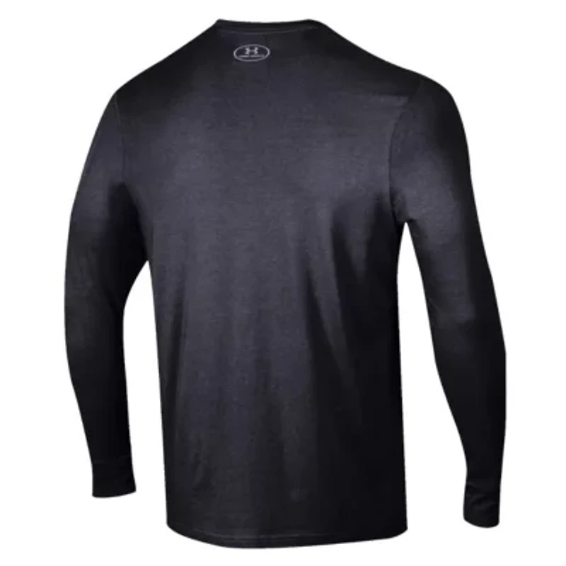 NCAA Under Armour South Carolina Gamecocks 2025 Sideline Football Performance Cotton Long Sleeve T-Shirt