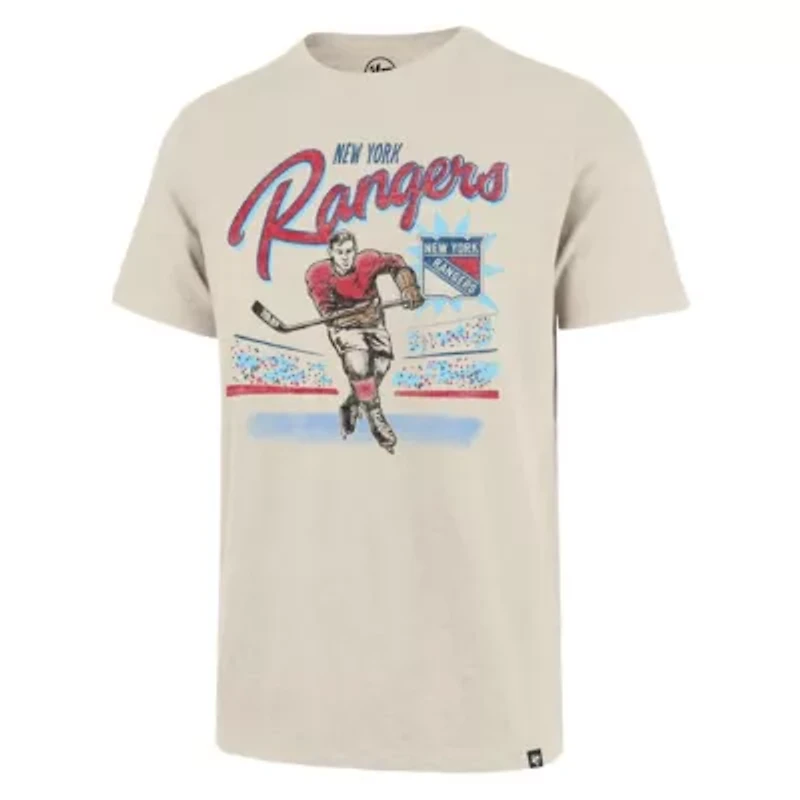 NHL New York Rangers Hockey Player Golden Age Scrum T-Shirt