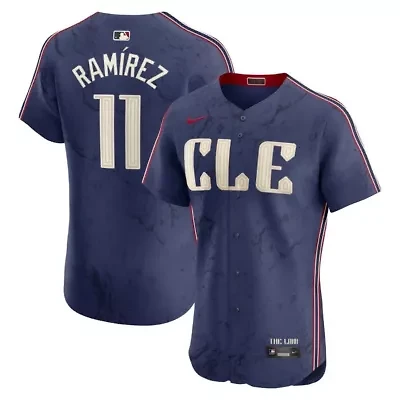 MLB Nike José Ramírez Cleveland Guardians City Connect Elite Jersey
