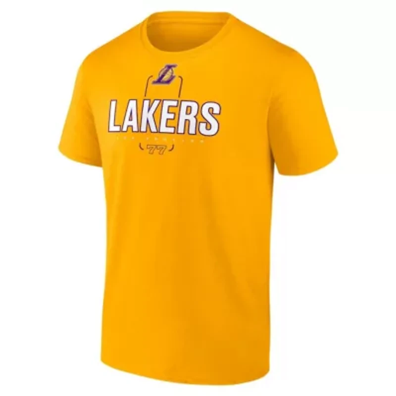 NBA Fanatics Luka Dončić Los Angeles Lakers Behind The Back Name & Number T-Shirt
