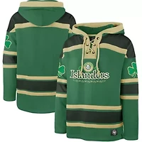 NHL Kelly New York Islanders St. Patrick's Day McLucky Superior Lacer Pullover Hoodie