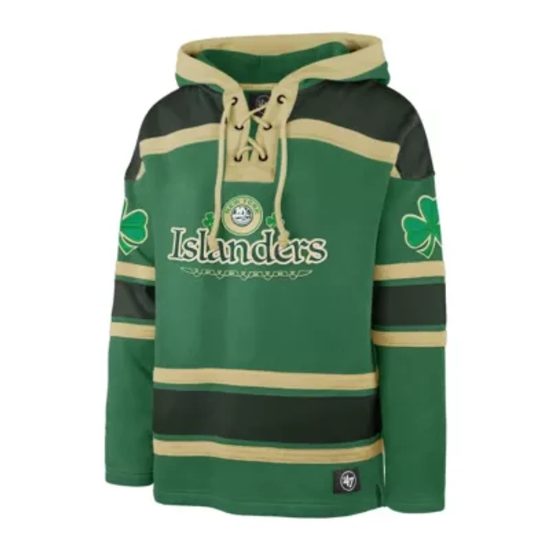 NHL Kelly New York Islanders St. Patrick's Day McLucky Superior Lacer Pullover Hoodie
