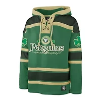 NHL Kelly Pittsburgh Penguins St. Patrick's Day McLucky Superior Lacer Pullover Hoodie
