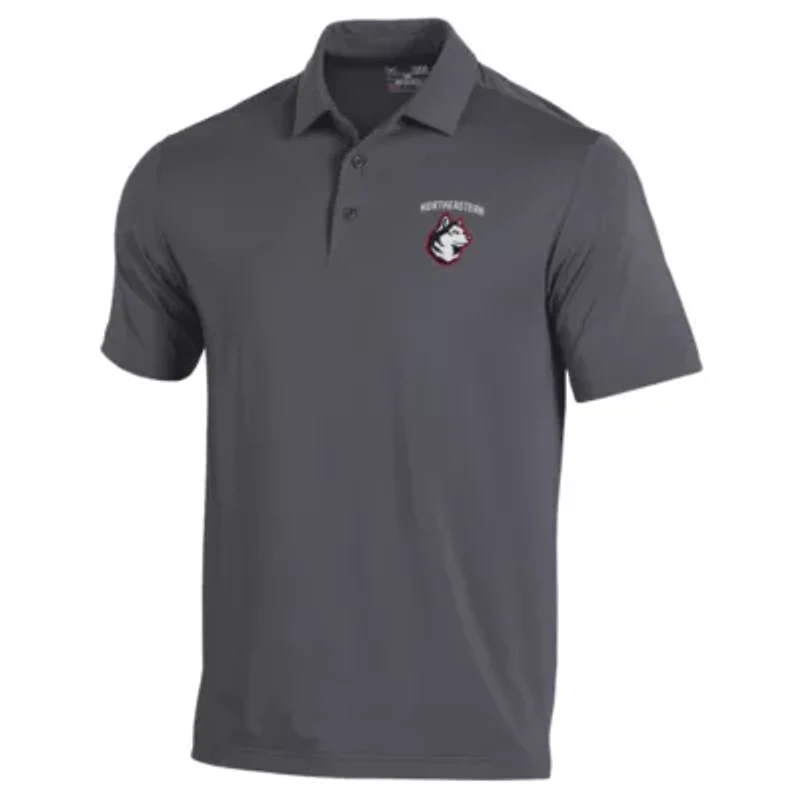 NCAA Under Armour Northeastern Huskies Performance Playoff Polo
