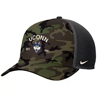 Connecticut Huskies NCAA Nike UConn Huskies 2025 Military Appreciation Rise Adjustable Trucker Hat