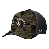 Army Black Knights NCAA Nike Army Knights 2025 Military Appreciation Rise Adjustable Trucker Hat