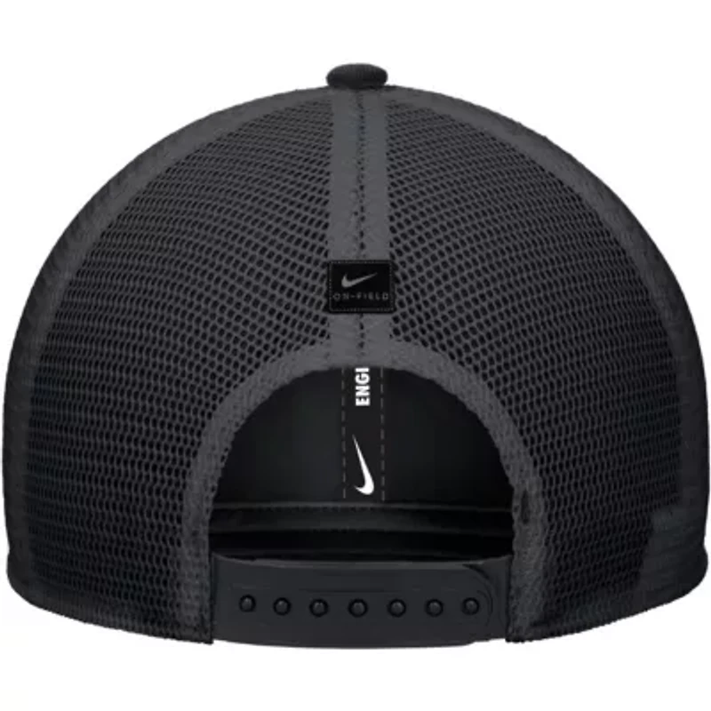 NCAA Nike Arkansas Razorbacks 2025 Military Appreciation Rise Adjustable Trucker Hat