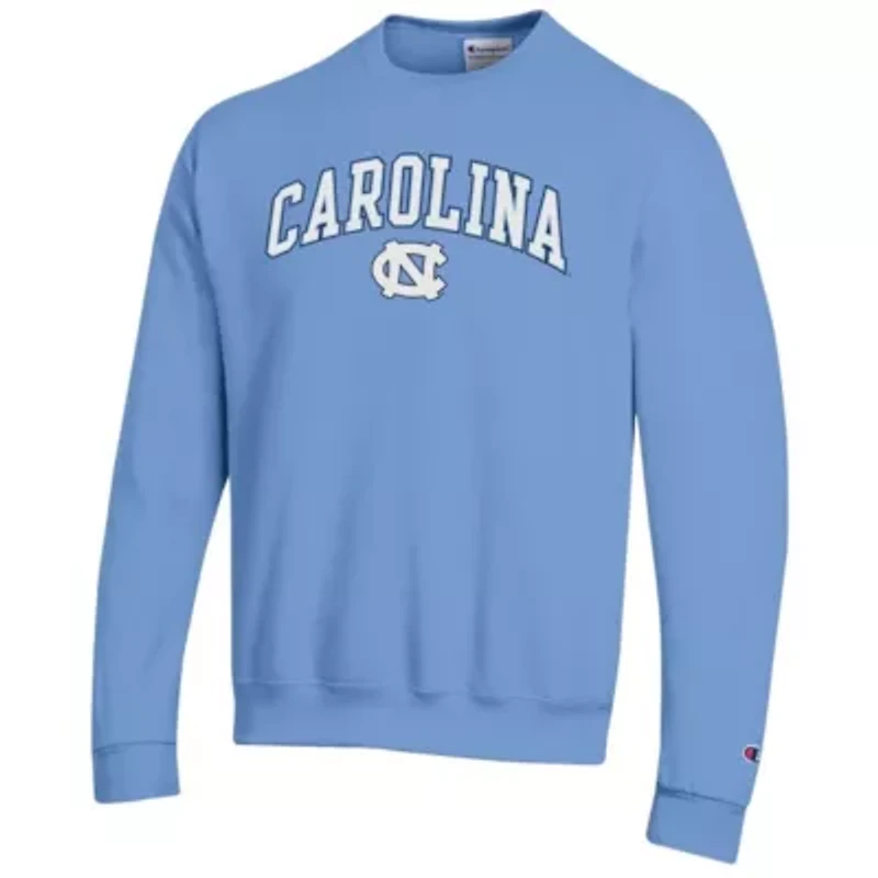 NCAA Carolina North Tar Heels Arch Over Logo Pullover Sweatshirt