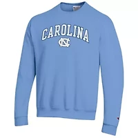 NCAA Carolina North Tar Heels Arch Over Logo Pullover Sweatshirt