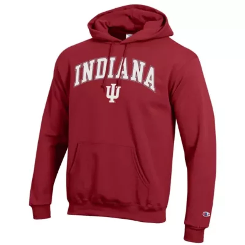 NCAA Indiana Hoosiers Arched Logo Fleece Pullover Hoodie