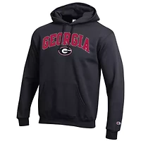 NCAA Georgia Bulldogs Arched Logo Fleece Pullover Hoodie