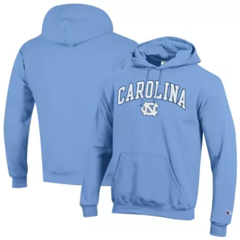 NCAA Carolina North Tar Heels Arch Over Logo Pullover Hoodie