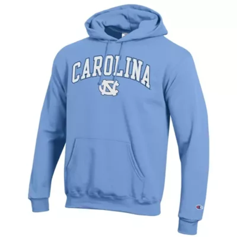NCAA Carolina North Tar Heels Arch Over Logo Pullover Hoodie