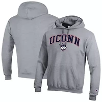 Connecticut Huskies NCAA UConn Arched Logo Fleece Pullover Hoodie