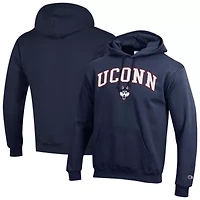 Connecticut Huskies NCAA UConn Arched Logo Fleece Pullover Hoodie