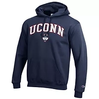 Connecticut Huskies NCAA UConn Arched Logo Fleece Pullover Hoodie