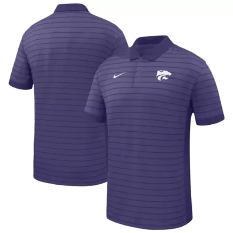 NCAA Nike Kansas State Wildcats 2025 Early Season Coaches Sideline Victory Stripe Performance Polo