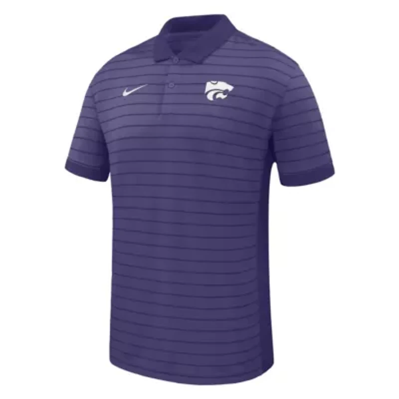 NCAA Nike Kansas State Wildcats 2025 Early Season Coaches Sideline Victory Stripe Performance Polo