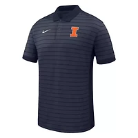 NCAA Nike Illinois Fighting Illini 2025 Early Season Coaches Sideline Victory Stripe Performance Polo