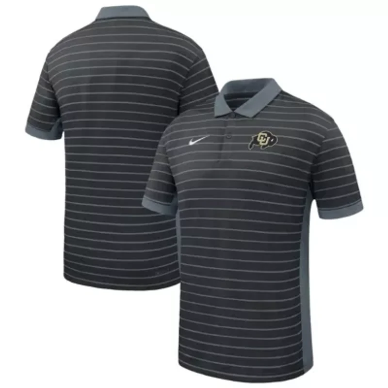 NCAA Nike Colorado Buffaloes 2025 Early Season Coaches Sideline Victory Stripe Performance Polo