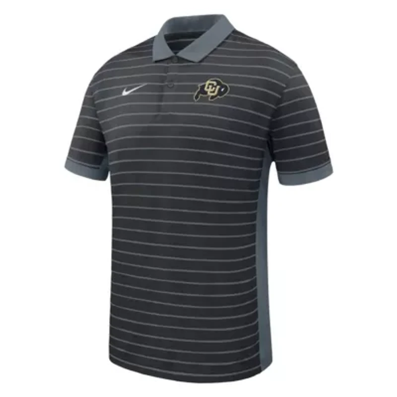 NCAA Nike Colorado Buffaloes 2025 Early Season Coaches Sideline Victory Stripe Performance Polo