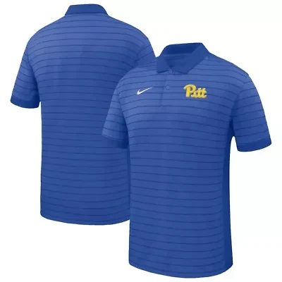 NCAA Nike Pitt Panthers 2025 Early Season Coaches Sideline Victory Stripe Performance Polo