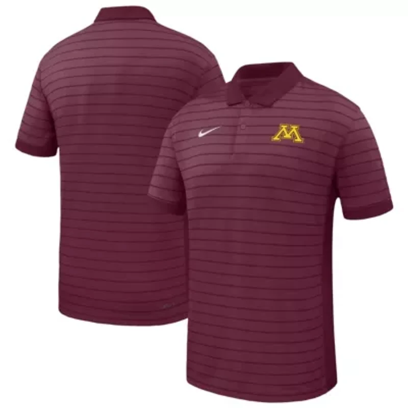 NCAA Nike Minnesota Golden Gophers 2025 Early Season Coaches Sideline Victory Stripe Performance Polo