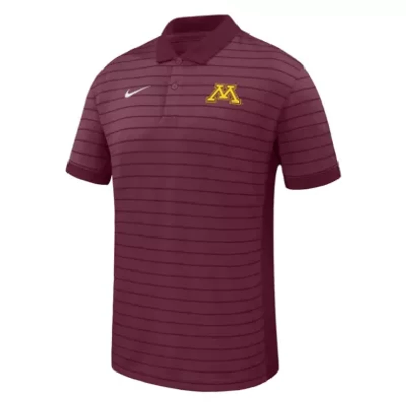 NCAA Nike Minnesota Golden Gophers 2025 Early Season Coaches Sideline Victory Stripe Performance Polo