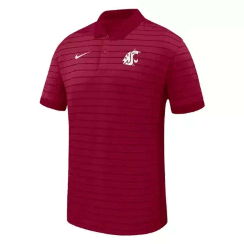 NCAA Nike Washington State Cougars 2025 Early Season Coaches Sideline Victory Stripe Performance Polo