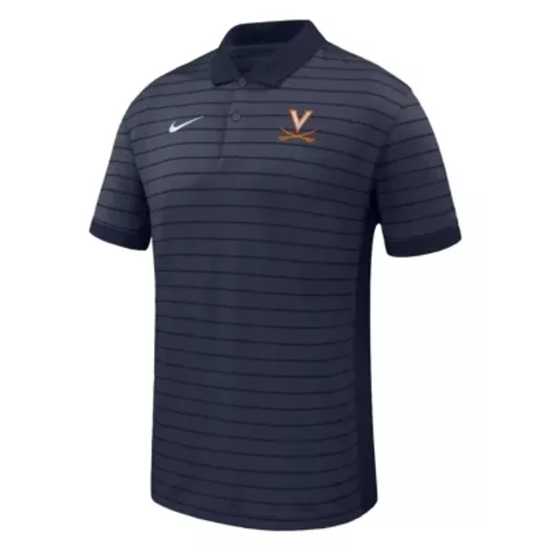 NCAA Nike Virginia Cavaliers 2025 Early Season Coaches Sideline Victory Stripe Performance Polo