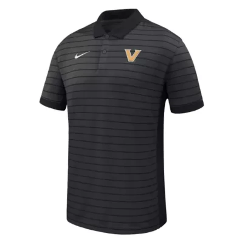 NCAA Nike Vanderbilt Commodores 2025 Early Season Coaches Sideline Victory Stripe Performance Polo