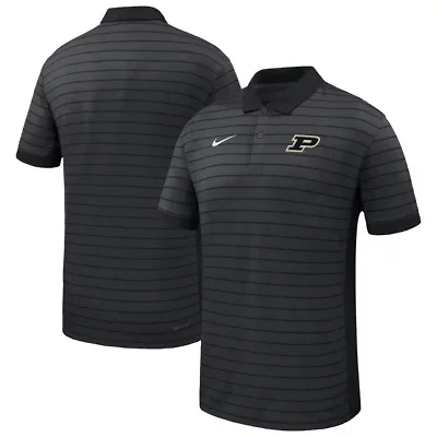 NCAA Nike Purdue Boilermakers 2025 Early Season Coaches Sideline Victory Stripe Performance Polo