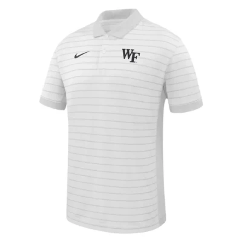 NCAA Nike Wake Forest Demon Deacons 2025 Early Season Coaches Sideline Victory Stripe Performance Polo