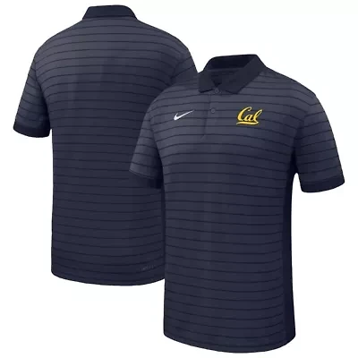 California Golden Bears NCAA Nike Cal 2025 Early Season Coaches Sideline Victory Stripe Performance Polo