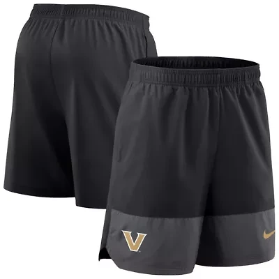 NCAA Nike Vanderbilt Commodores 2025 Sideline Dri-FIT Shorts