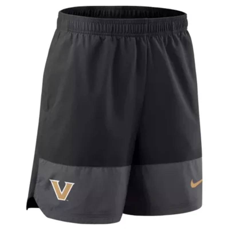 NCAA Nike Vanderbilt Commodores 2025 Sideline Dri-FIT Shorts