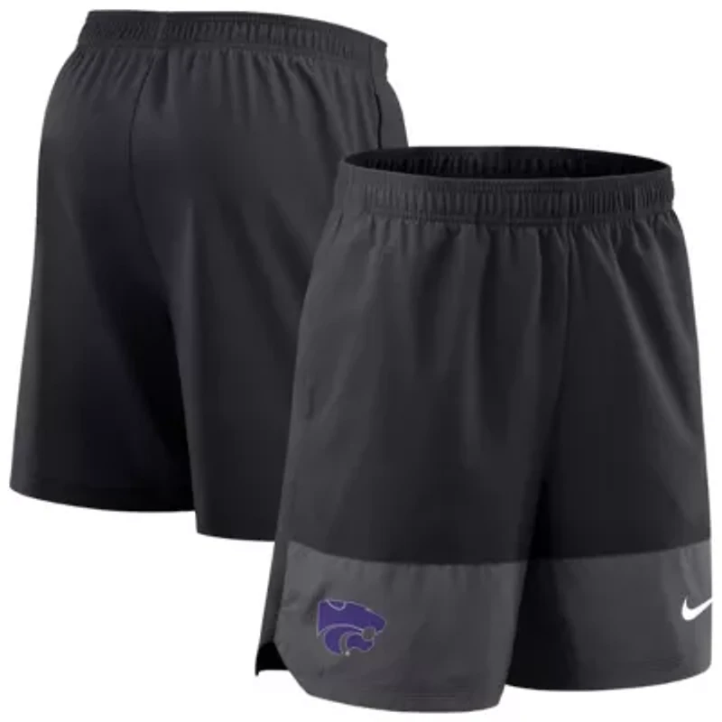 NCAA Nike Kansas State Wildcats 2025 Sideline Dri-FIT Shorts