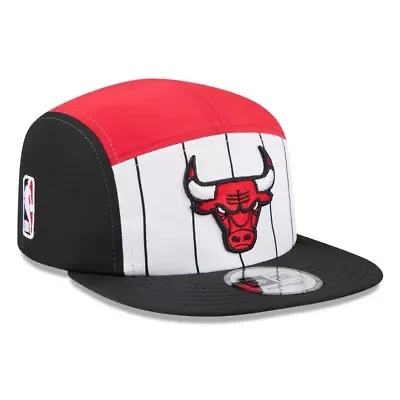 NBA White/Black Chicago Bulls 2025 NBA Tip Off Camper Adjustable Hat
