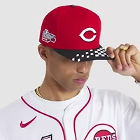 MLB Red/Black Cincinnati Reds 2025 Speedway Classic A-Frame 59FIFTY Fitted Hat