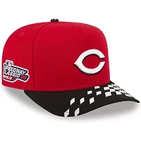 MLB Red/Black Cincinnati Reds 2025 Speedway Classic A-Frame 59FIFTY Fitted Hat