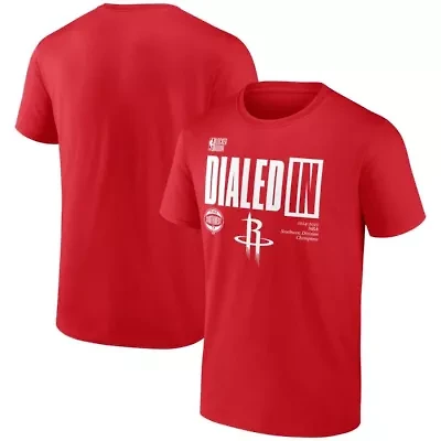 NBA Fanatics Athletic Houston Rockets 2025 Southwest Division s Locker Room T-Shirt