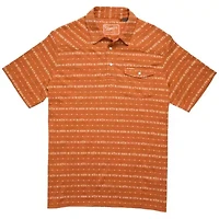 NCAA Howler Brothers Texas Longhorns Jacquard Ranchero Polo