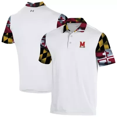 NCAA Under Armour Maryland Terrapins Gameday Armourfuse Polo