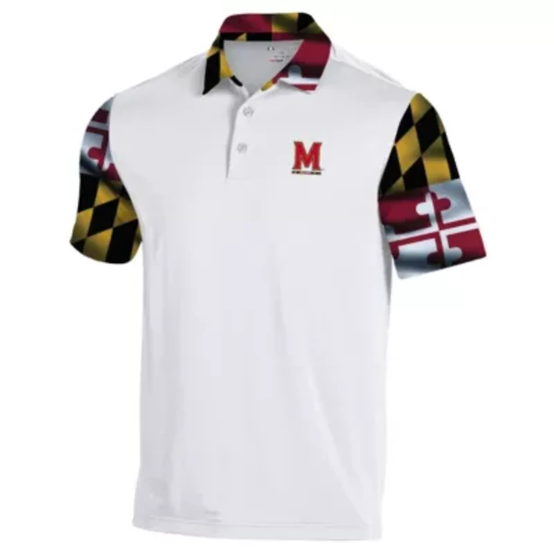 NCAA Under Armour Maryland Terrapins Gameday Armourfuse Polo