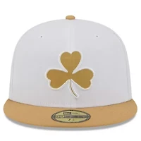 NBA White/Gold Boston Celtics 2025/26 City Edition 59FIFTY Fitted Hat