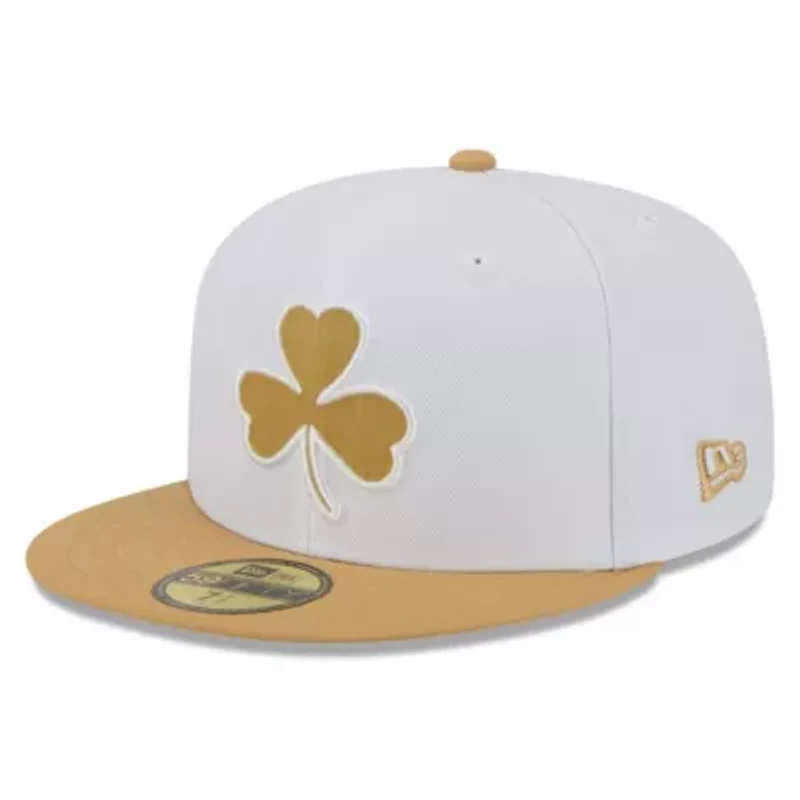 NBA White/Gold Boston Celtics 2025/26 City Edition 59FIFTY Fitted Hat