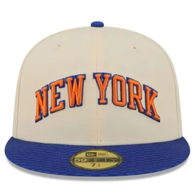 NBA Cream/Blue New York Knicks 2025/26 City Edition 59FIFTY Fitted Hat