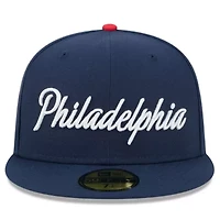 NBA Philadelphia 76ers 2025/26 City Edition 59FIFTY Fitted Hat